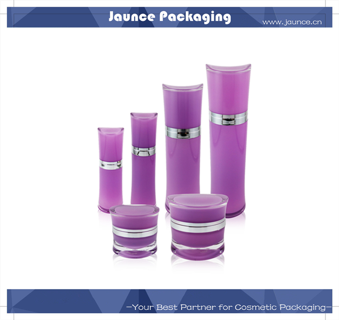 Acrylic Purple Bottle and Jar​