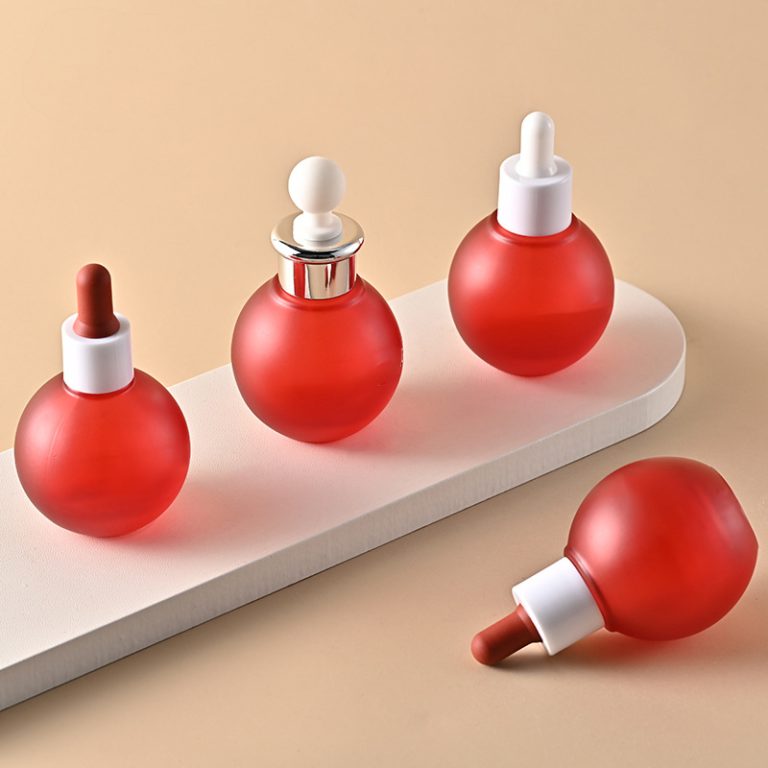 New Design Spherical Glass Bottle with Dropper