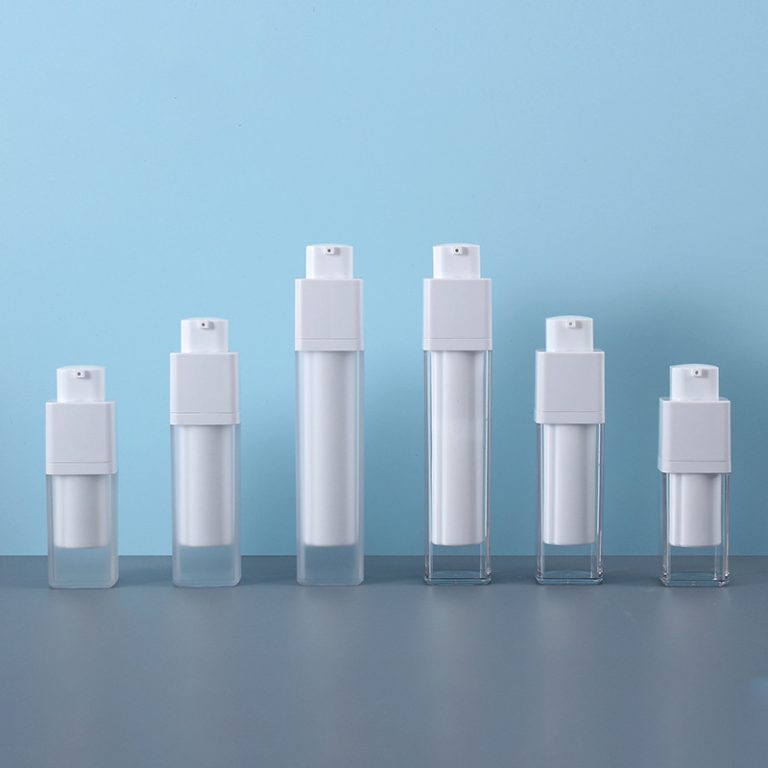 plastic airless bottle with pump