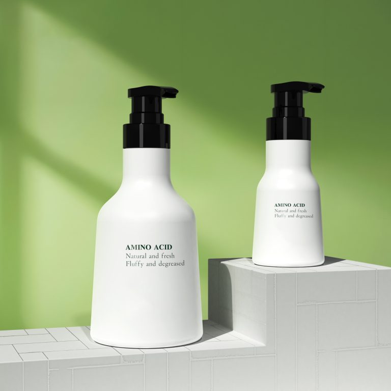 plastic fles met pomp