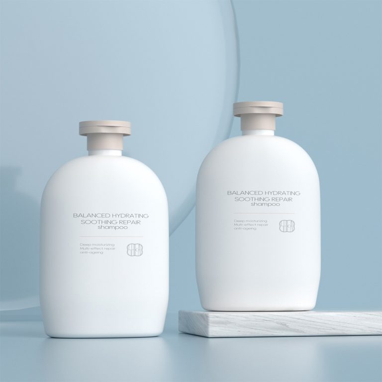 plastic bottle with flip cap